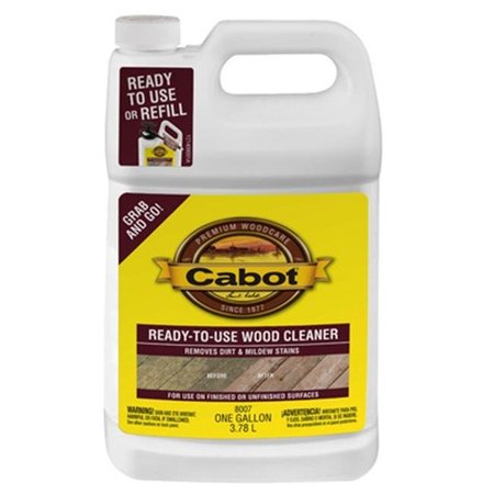 SAMUEL CABOT INC Cabot Samuel 8007-07 Gallon Ready To Use Wood Cleaner - Pack of 4 149613